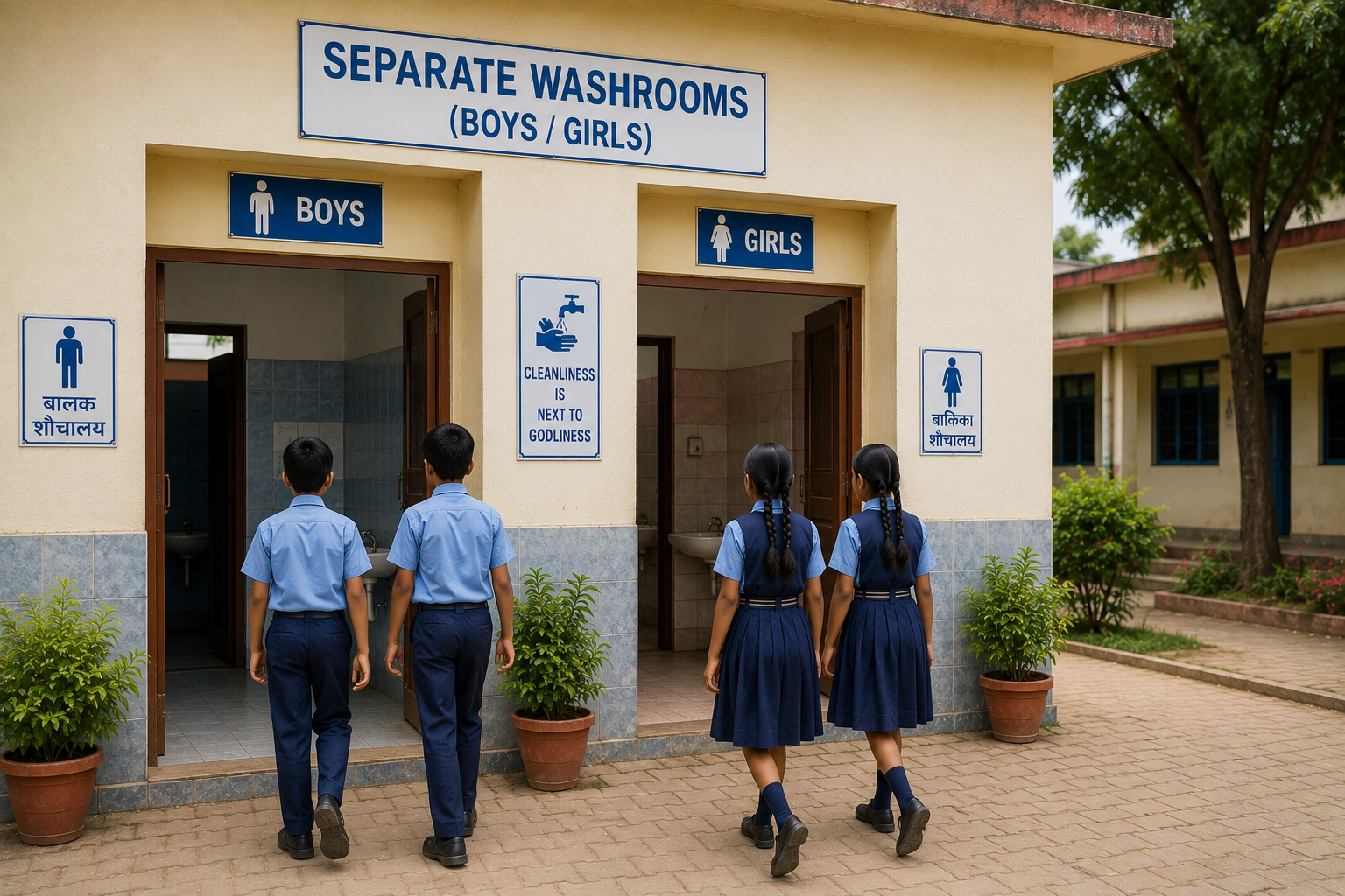 Separate Washrooms